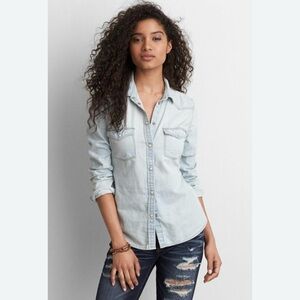 GAP 1969 Chambray Western Shirt